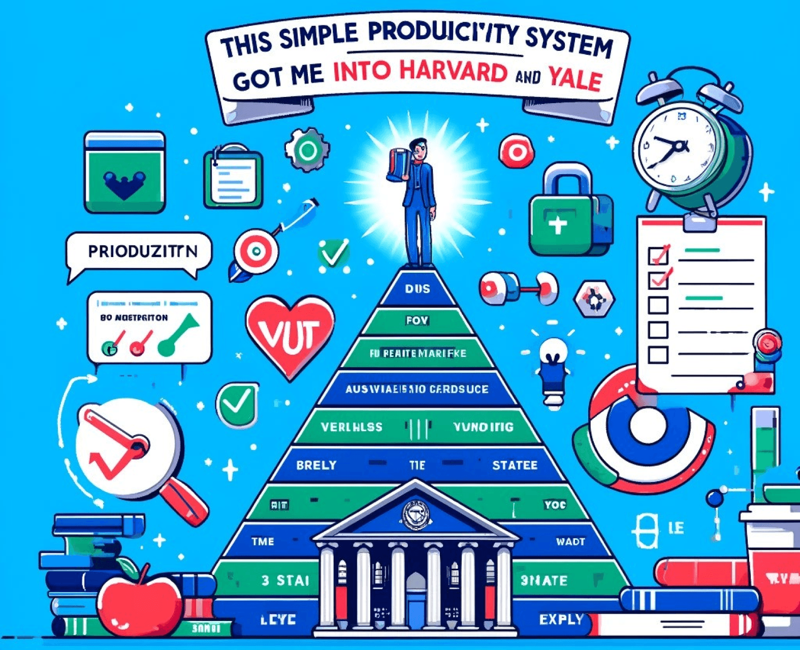 This simple productivity system that got me into Harvard and Yale